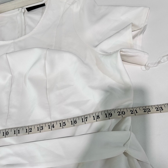 Lane Bryant White Jumpsuit with Tie Waist - Picture 12 of 16